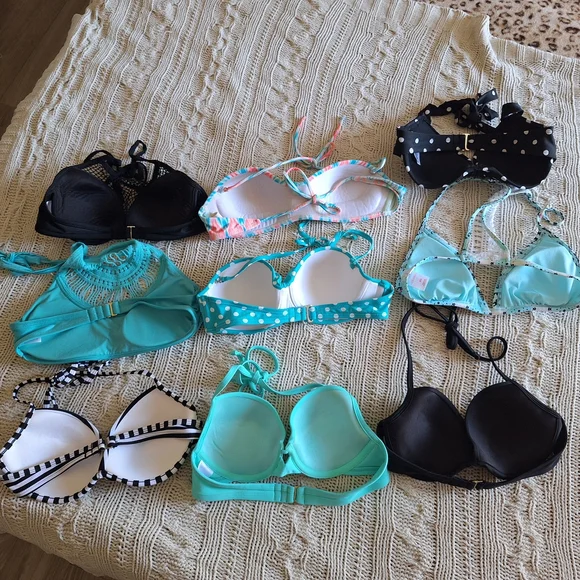 Woman's Xhilaration, Mossimo Bikini Top Bundle Sizes Small, Medium - Picture 2 of 4